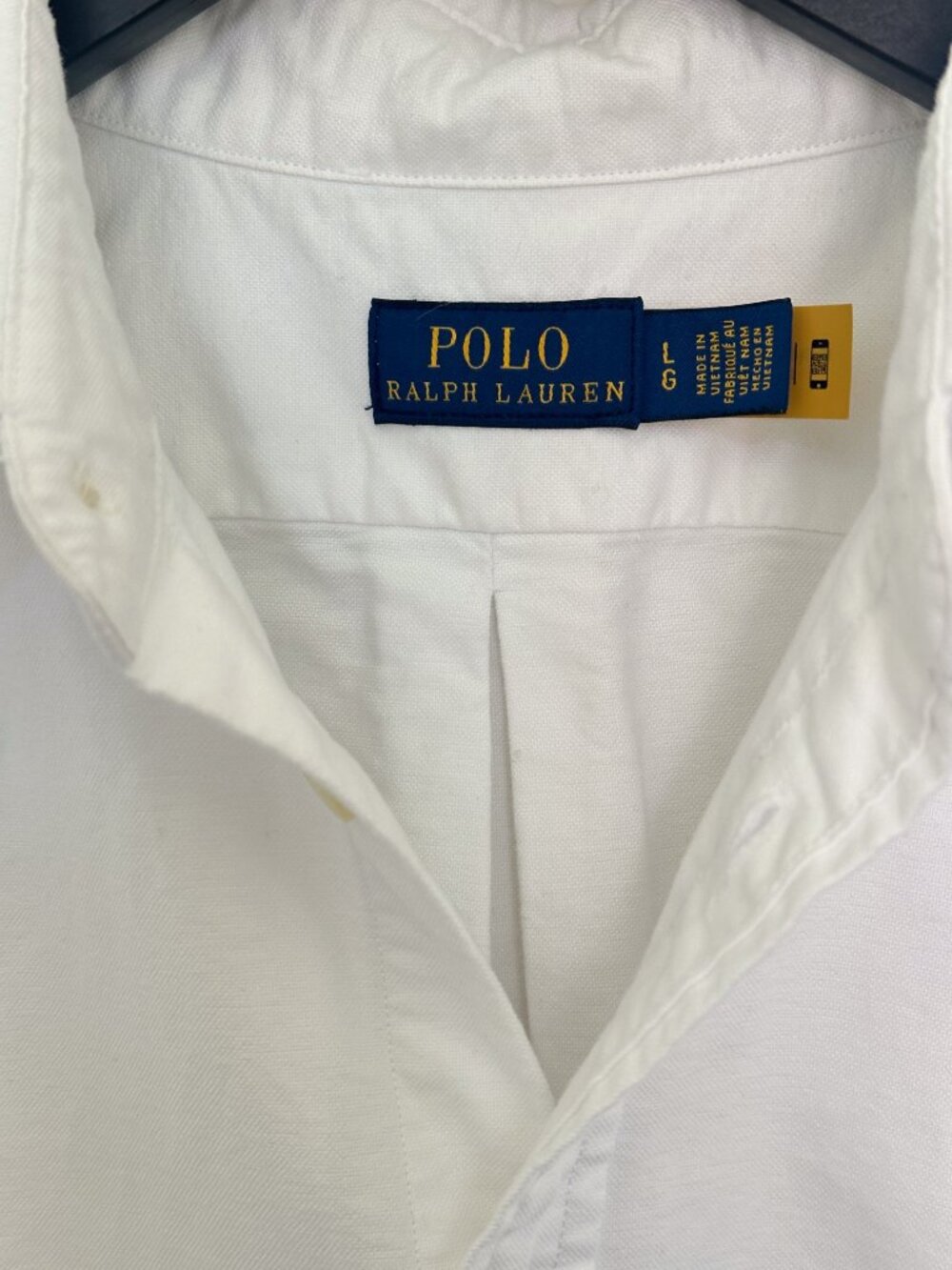 Polo Ralph Lauren Classic Fit Cotton Oxford Shirt in White | Size: Large - Picture 4 of 10